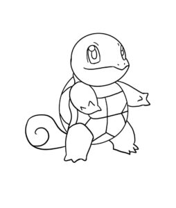 Desenho de Squirtle Desenho Colorir Imprimir 02