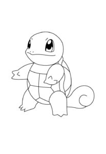 Desenho de Squirtle Desenho Colorir Imprimir 07