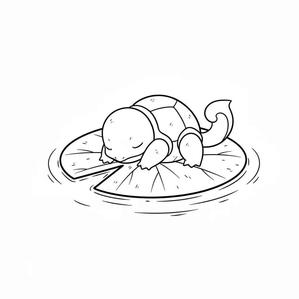 Desenho de Squirtle Desenho Colorir Imprimir 17