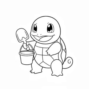 Desenho de Squirtle Desenho Colorir Imprimir 19