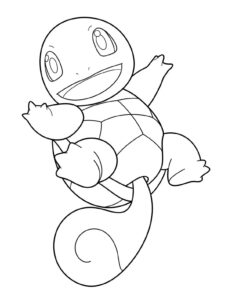Desenho de Squirtle Desenho Colorir Imprimir 28