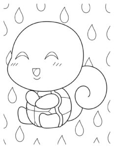 Desenho de Squirtle Desenho Colorir Imprimir 30