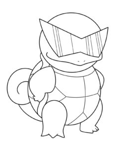 Desenho de Squirtle Desenho Colorir Imprimir 33