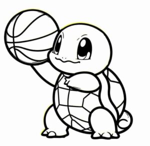 Desenho de Squirtle Desenho Colorir Imprimir 35