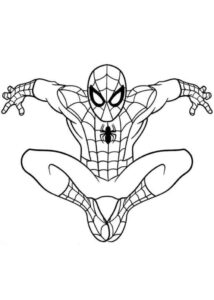 Desenho de Homem Aranha Desenho Colorir Imprimir 14