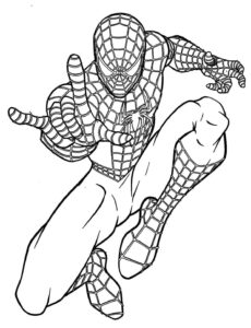Desenho de Homem Aranha Filmes Anos 2000 Desenho Colorir Imprimir 11