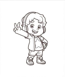 Desenho de Maria Clara E JP Sozinho Desenho Colorir Imprimir 04