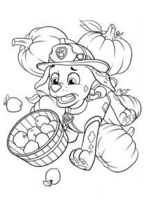 Desenho de Marshall Patrulha Canina Desenho Colorir Imprimir 15