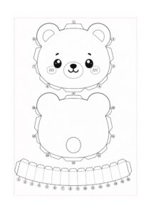 Desenho de Paper Squishy Ursinho Desenho Colorir Imprimir 04