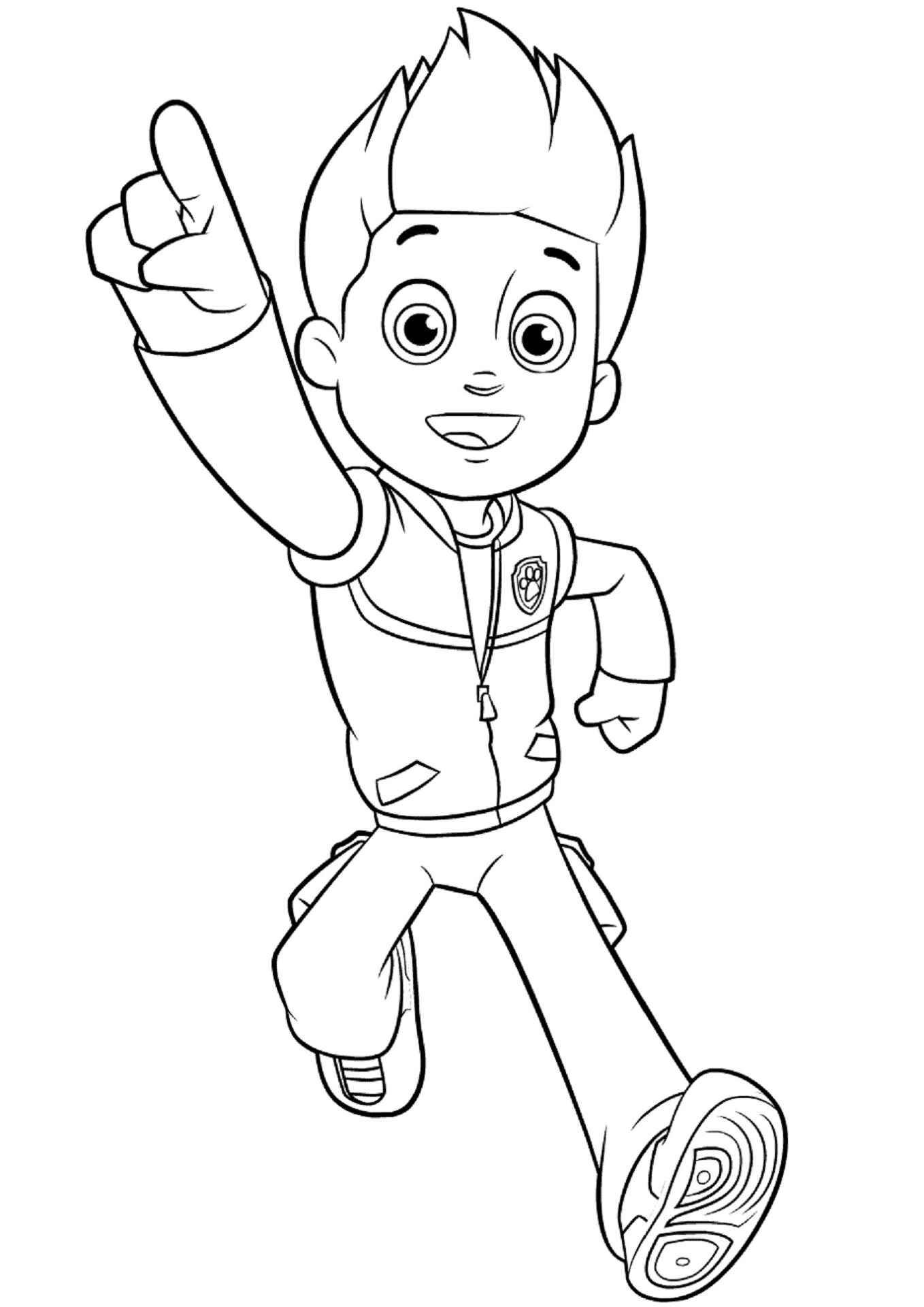 Desenho de Ryder Patrulha Canina Desenho Colorir Imprimir 48 (2)