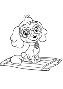 Desenho de Skye Praia Patrulha Canina Desenho Colorir Imprimir 26