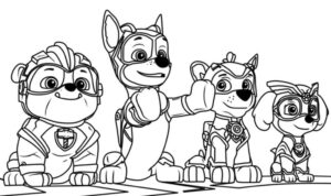 Desenho de Super Herois Patrulha Canina Desenho Colorir Imprimir 46
